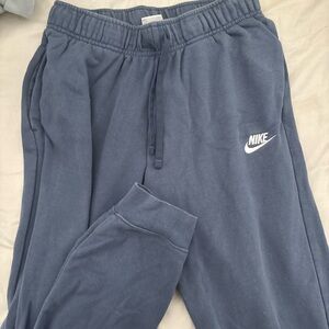 Nike Blue Fleece Jogger Bottoms